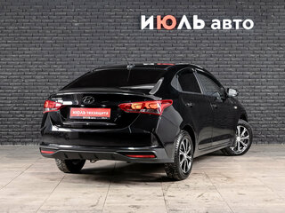 2021 Hyundai Solaris II Рестайлинг, чёрный, 1280000 рублей, вид 4