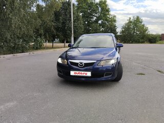 2006 Mazda 6 I (GG) Рестайлинг, синий, 470000 рублей, вид 2