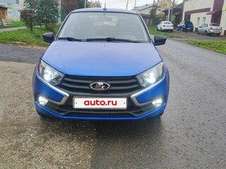 2020 Lada (ВАЗ) Granta I Рестайлинг, синий, 630000 рублей, вид 2