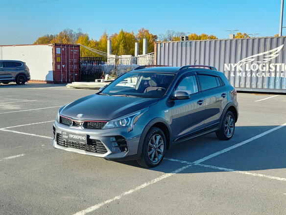 2021 Kia Rio X IV Рестайлинг, серый, 1739000 рублей