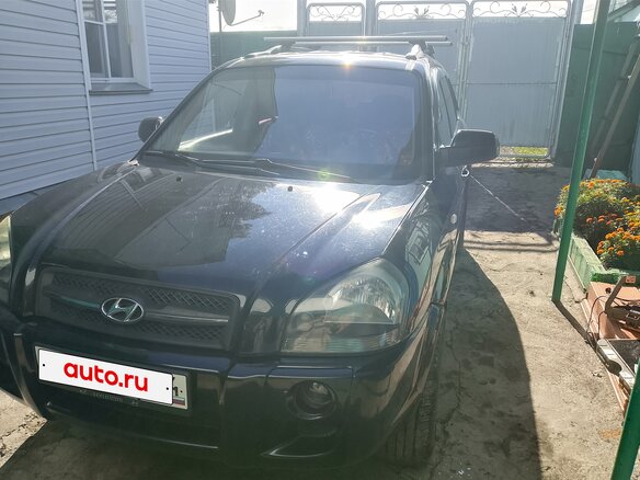 2008 Hyundai Tucson I, чёрный, 960000 рублей - вид 1