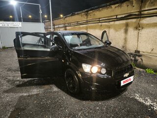 2014 Chevrolet Aveo II, чёрный, 570000 рублей, вид 3