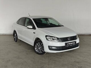 2019 Volkswagen Polo V Рестайлинг, белый, 1272000 рублей, вид 3