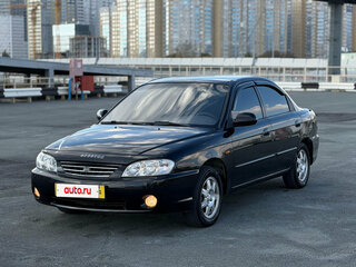 2007 Kia Spectra I Рестайлинг 2, чёрный, 390000 рублей, вид 4