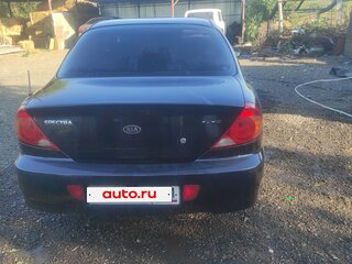 2008 Kia Spectra I Рестайлинг 2, чёрный, 340000 рублей, вид 3