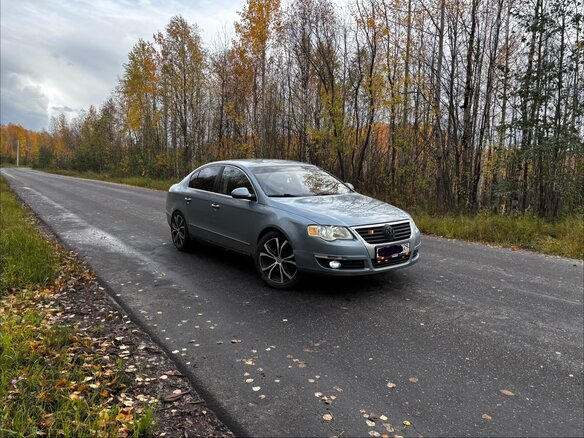 2008 Volkswagen Passat B6, серый, 655000 рублей - вид 1