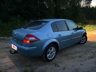 2008 Renault Megane II Рестайлинг, синий, 345000 рублей, вид 1