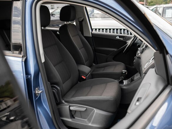 2012 Volkswagen Tiguan I Рестайлинг, синий - вид 7