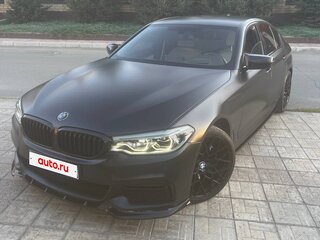 2019 BMW 5 серии 530d xDrive VII (G30/G31/G38), чёрный, 3950000 рублей, вид 2