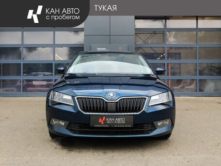 2019 Skoda Superb III, синий, 1498000 рублей, вид 2