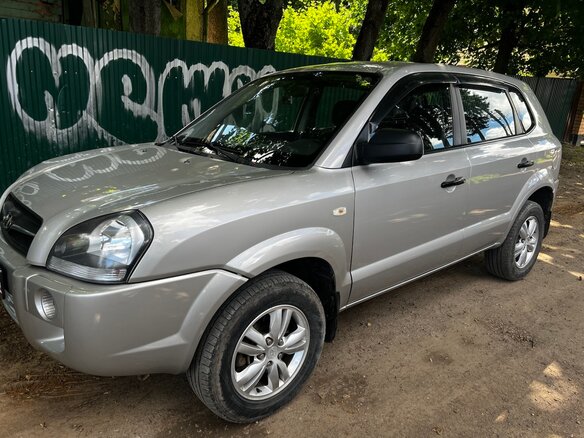 2008 Hyundai Tucson I, серебристый - вид 3