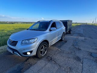 2011 Hyundai Santa Fe II Рестайлинг, серебристый, 770000 рублей, вид 4