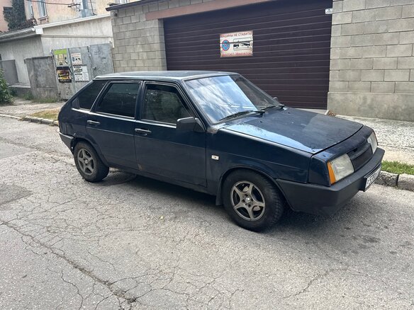 1990 Lada (ВАЗ) 2109, синий - вид 6