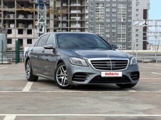 2019 Mercedes-Benz S-Класс 450 Long VI (W222, C217) Рестайлинг, серый, 5900000 рублей, вид 3
