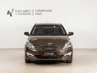 2015 Hyundai Solaris I Рестайлинг, коричневый, 760000 рублей, вид 2