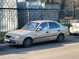2005 Hyundai Accent ТагАЗ II, бежевый, 170000 рублей, вид 3
