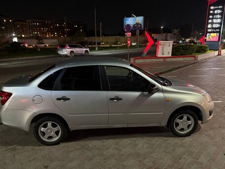 2013 Lada (ВАЗ) Granta I, серебристый, 350000 рублей, вид 4