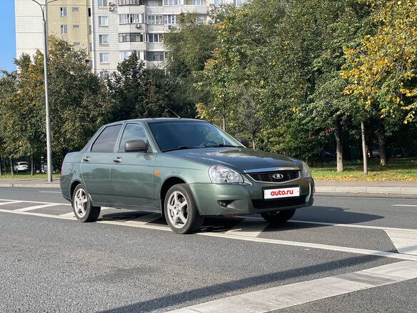 2016 Lada (ВАЗ) Priora I Рестайлинг, зелёный, 530000 рублей - вид 3
