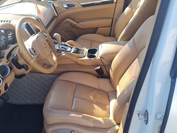 2011 Porsche Cayenne Diesel II (958), белый - вид 19