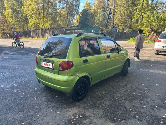 2005 Daewoo Matiz I Рестайлинг, зелёный, 83000 рублей - вид 4