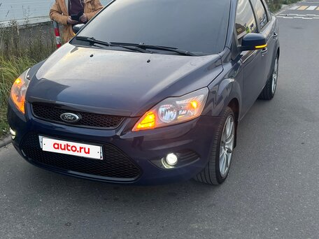 2011 Ford Focus II Рестайлинг, синий, 470000 рублей, вид 1