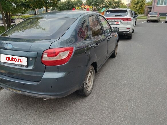 2014 Lada (ВАЗ) Granta I, синий, 345000 рублей - вид 3