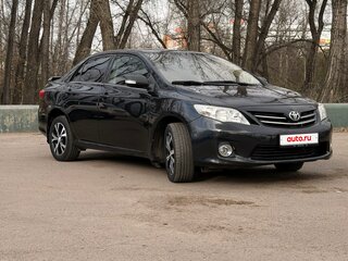 2013 Toyota Corolla X (E140, E150) Рестайлинг, чёрный, 1125000 рублей, вид 1
