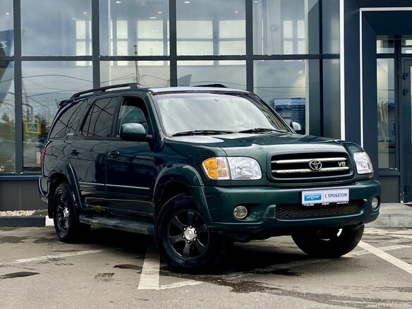 2001 Toyota Sequoia I, зелёный - вид 2