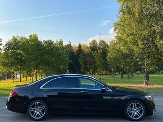2020 Mercedes-Benz S-Класс 450 Long VI (W222, C217) Рестайлинг, чёрный, 6500000 рублей, вид 4