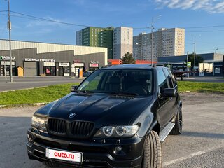 2004 BMW X5 4.4i I (E53) Рестайлинг, чёрный, 1000000 рублей, вид 1