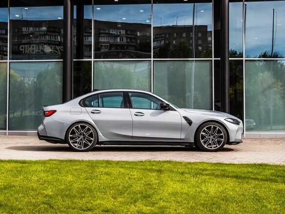 2022 BMW M3 Competition Package VI (G80), серый, 10730000 рублей - вид 7