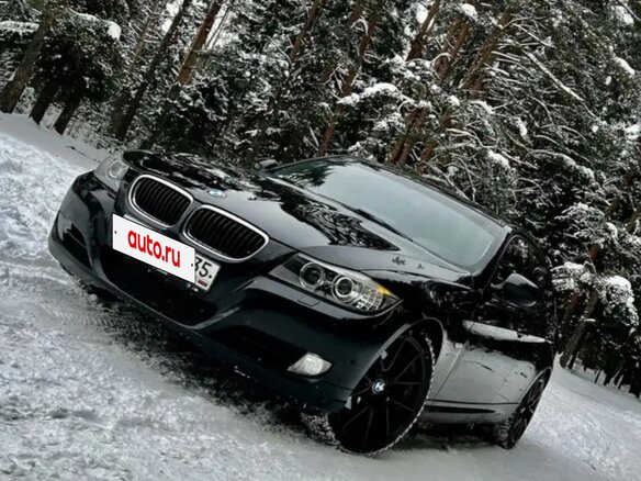 2010 BMW 3 серии 318i V (E90/E91/E92/E93) Рестайлинг, чёрный, 915000 рублей