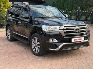 2016 Toyota Land Cruiser 200 Series Рестайлинг 2, чёрный, 5100000 рублей, вид 3