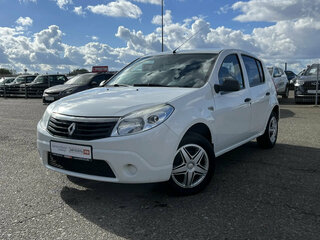 2014 Renault Sandero I, белый, 432640 рублей, вид 3