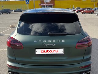 2014 Porsche Cayenne S II Рестайлинг (958), зелёный, 3380000 рублей, вид 3