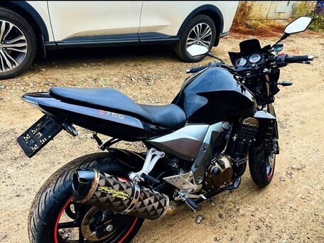 2005 Kawasaki ZR 750 Zephyr, чёрный, 390000 рублей, вид 5