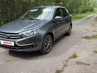 2021 Lada (ВАЗ) Granta I Рестайлинг, серый, 580000 рублей, вид 1