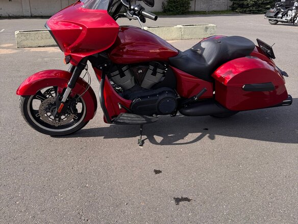 2014 Victory Cross Country, красный, 850000 рублей - вид 10