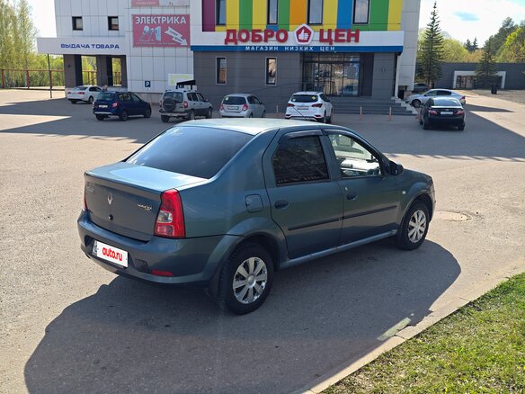 2010 Renault Logan I Рестайлинг, синий - вид 3