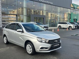 2021 Lada (ВАЗ) Vesta SW I, серый, 870000 рублей, вид 3