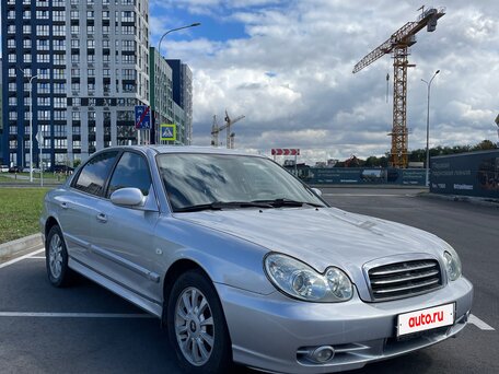 2007 Hyundai Sonata ТагАЗ IV (EF) Рестайлинг, серый, 475000 рублей, вид 3