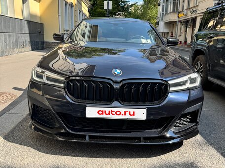 2020 BMW 5 серии 520i VII (G30/G31/G38) Рестайлинг, синий, 4300000 рублей, вид 2