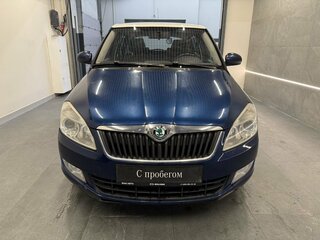 2011 Skoda Fabia II Рестайлинг, синий, 629000 рублей, вид 2