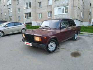 2007 Lada (ВАЗ) 2107, пурпурный, 138000 рублей, вид 1