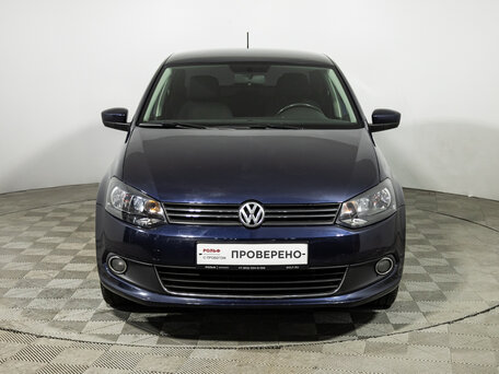2013 Volkswagen Polo V, синий, 649585 рублей, вид 2