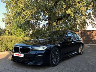 2021 BMW 5 серии 520i VII (G30/G31/G38) Рестайлинг, синий, 4650000 рублей, вид 1