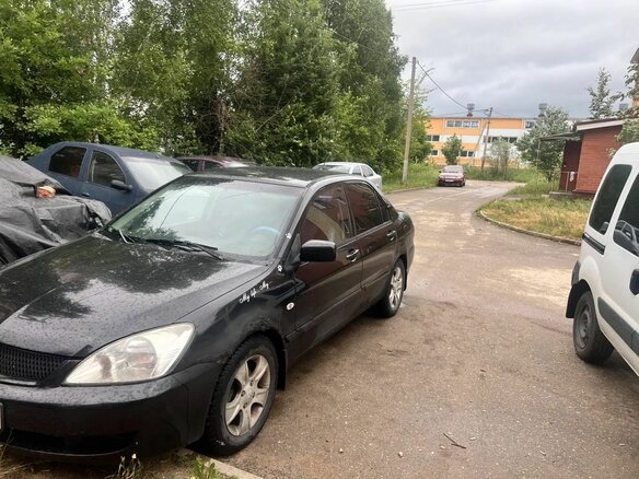 2006 Mitsubishi Lancer IX Рестайлинг, чёрный