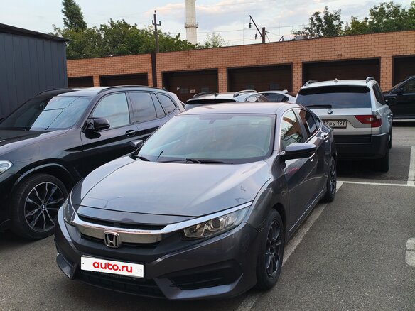 2016 Honda Civic X, серый, 1650000 рублей - вид 1