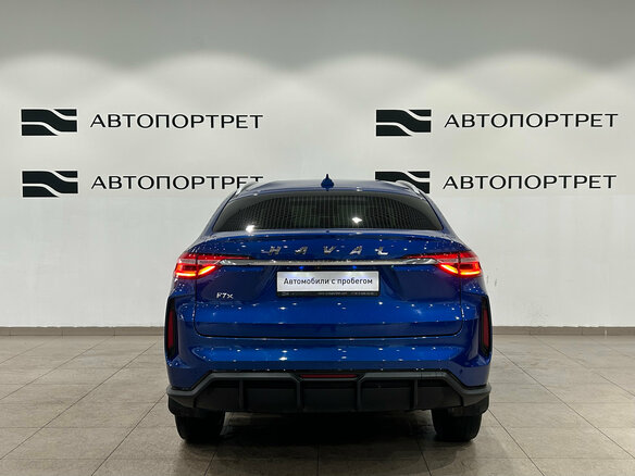2022 Haval F7x I Рестайлинг, синий - вид 3