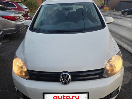 2012 Volkswagen Golf Plus BiFuel II, белый, вид 3